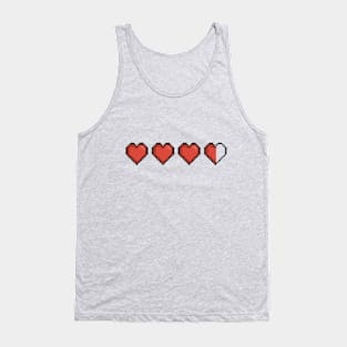 8bit hearts Tank Top